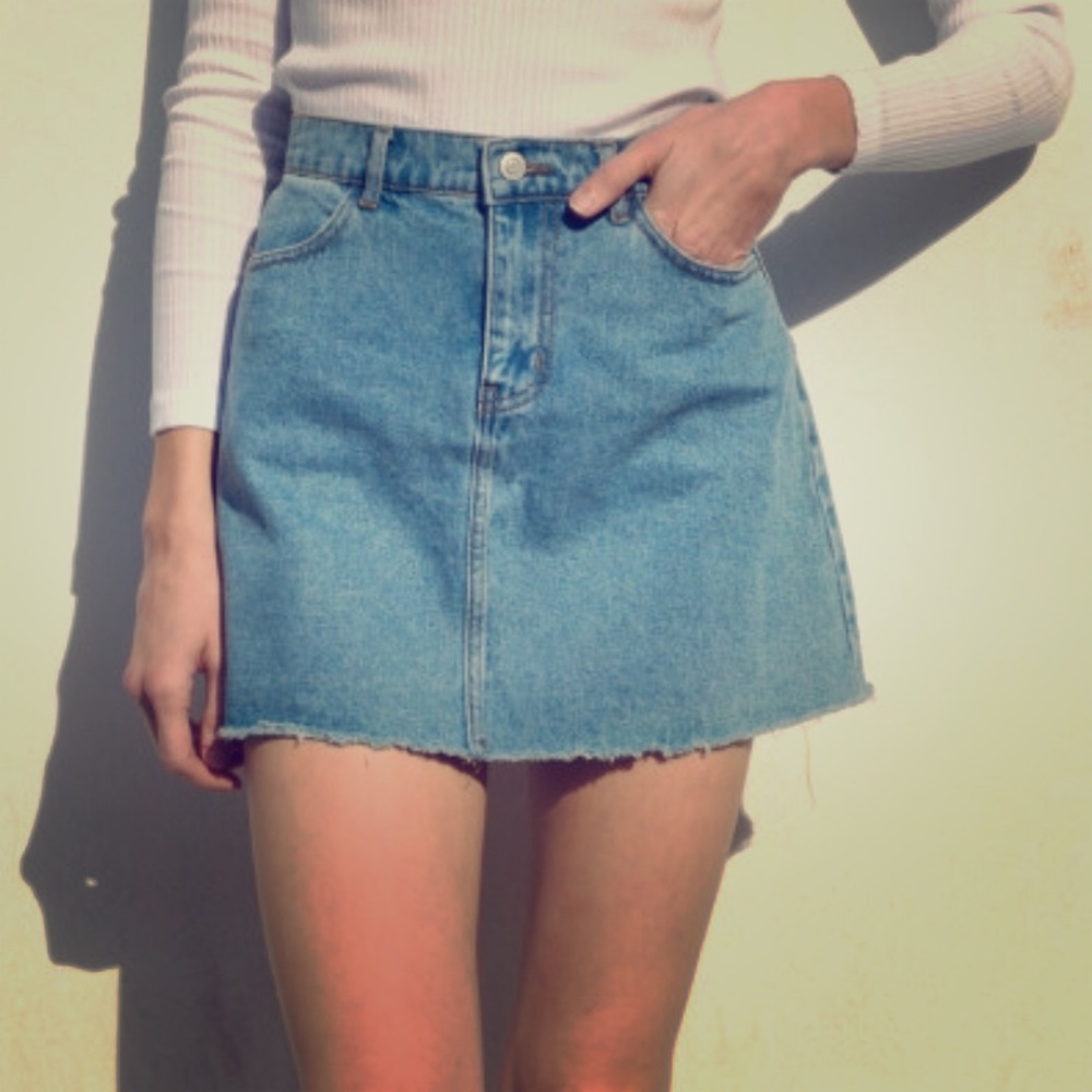 brandy Melville denim skirt